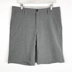 G.H. Bass & Co Men's Performance Shorts, Heathered‎ Grey - Size 34